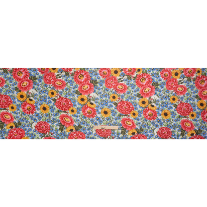 Mood Exclusive White Floral Trove Viscose Georgette Drape