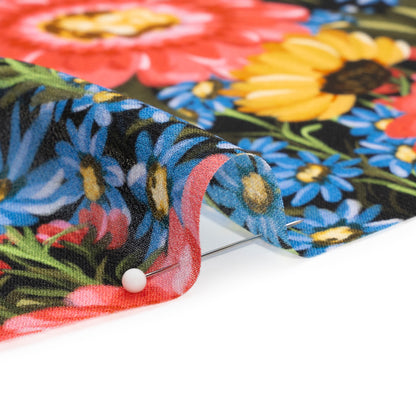 Mood Exclusive Black Floral Trove Viscose Georgette Folded
