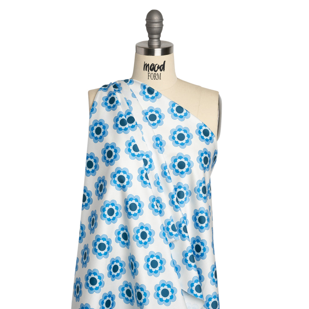Mood Exclusive Fun with Flowers Stretch Cotton Sateen Drape