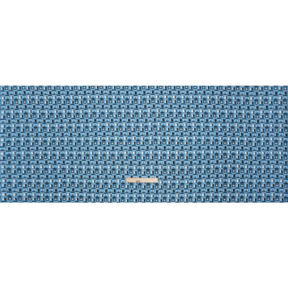 Mood Exclusive Blue Checkerboard Cadence Drapey Viscose Woven Drape