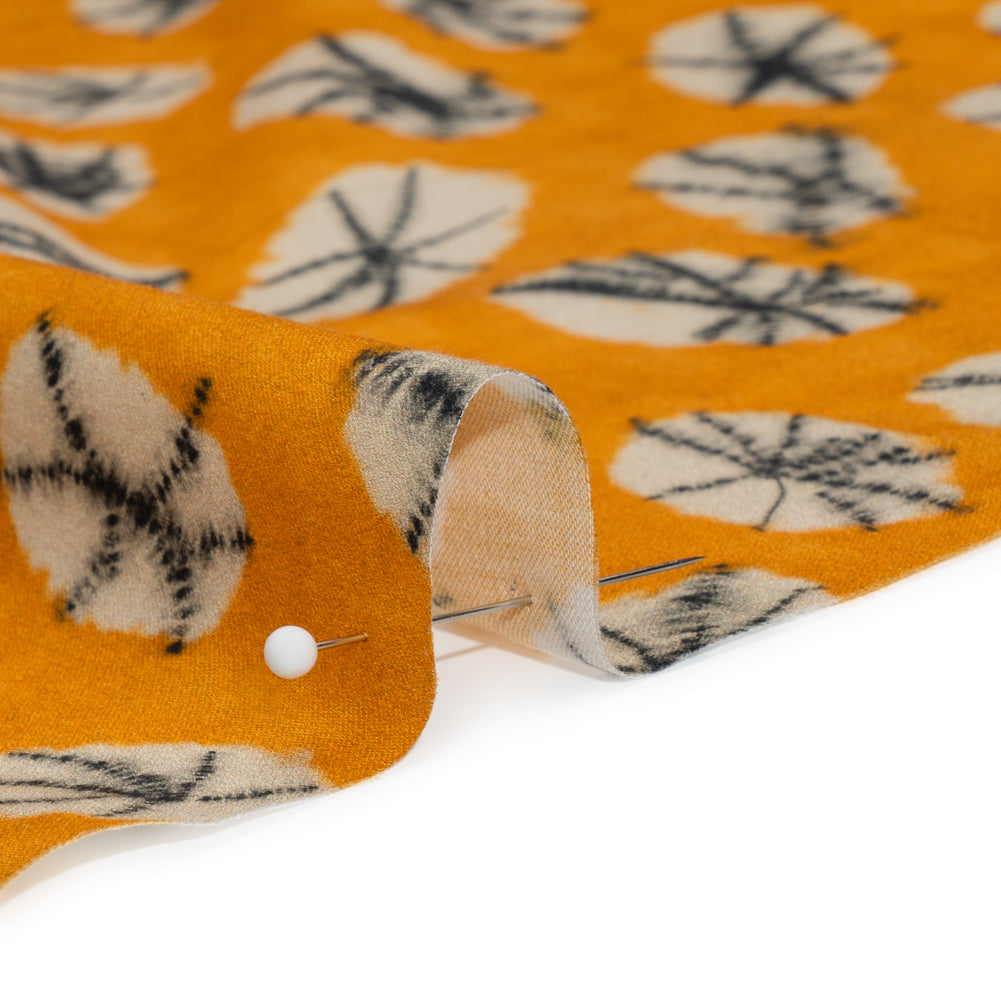 Mood Exclusive Canary Crowds Cotton Voile Detail