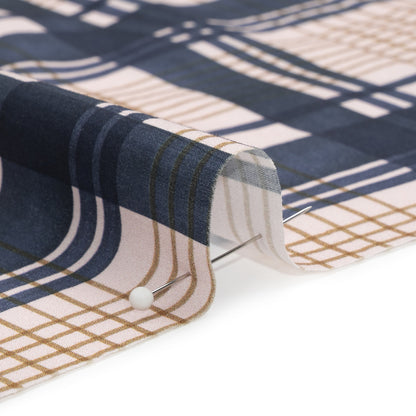 Mood Exclusive Blue Parting Glass Cotton Poplin Detail