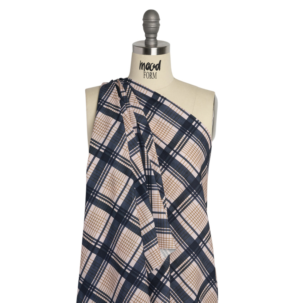 Mood Exclusive Blue Parting Glass Cotton Poplin Drape