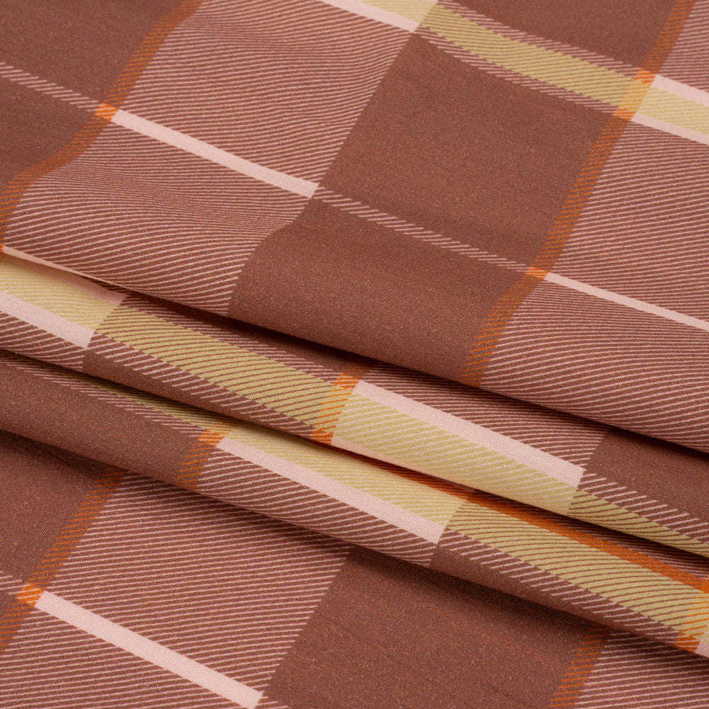 Mood Exclusive Rust Loch Lomond Cotton Poplin Folded