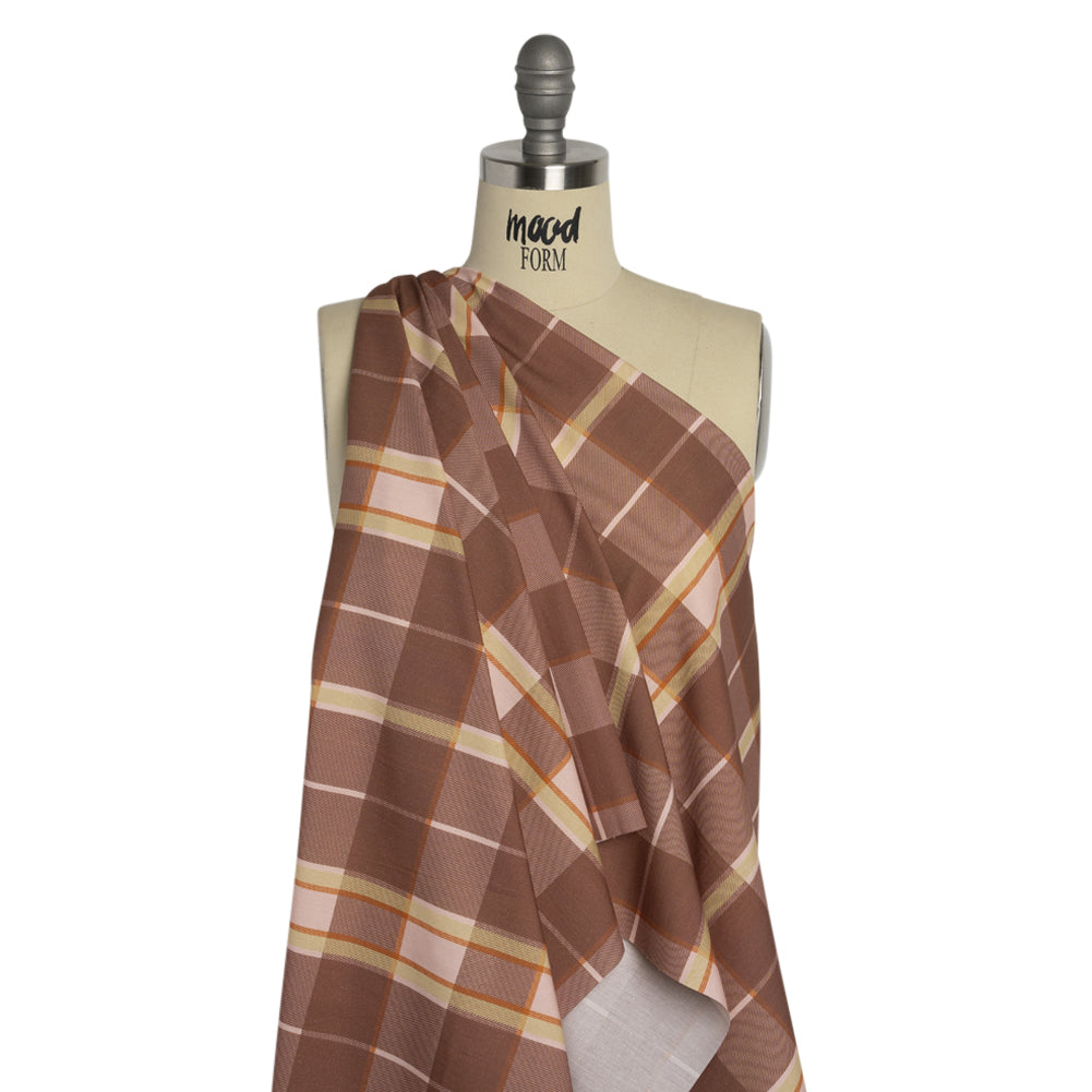 Mood Exclusive Rust Loch Lomond Cotton Poplin Drape