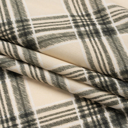 Mood Exclusive Beige Argyle Anyone Cotton Poplin Folded