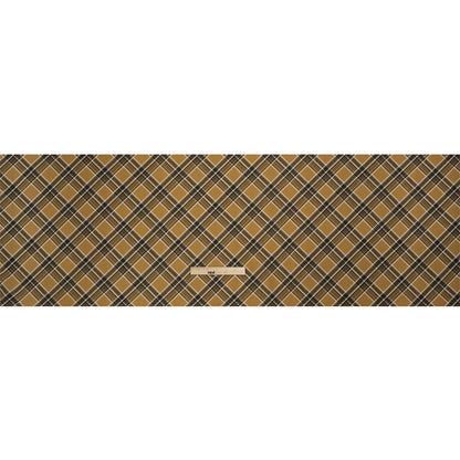 Mood Exclusive Brown Argyle Anyone Cotton Poplin Full