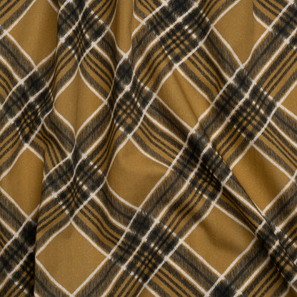 Mood Exclusive Brown Argyle Anyone Cotton Poplin