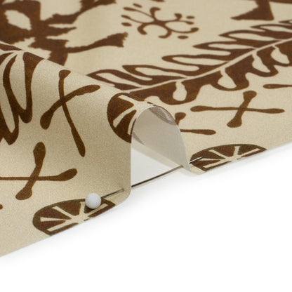 Mood Exclusive Pine Needlework Stretch Cotton Poplin Detail