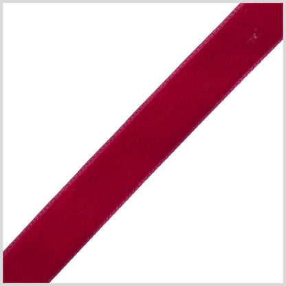 0.625" Wine Nylon Velvet Ribbon