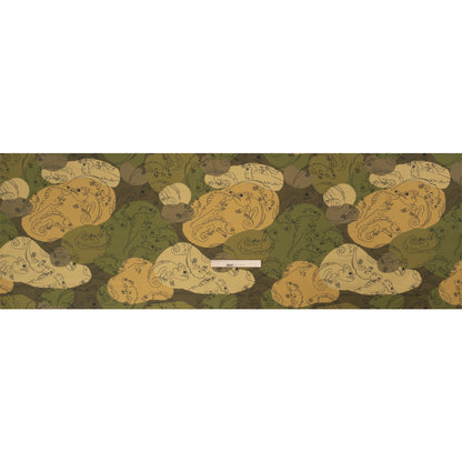 Stretch Cotton Poplin Print - Green Chameleons - Mood Exclusive Commander of Camouflage Full