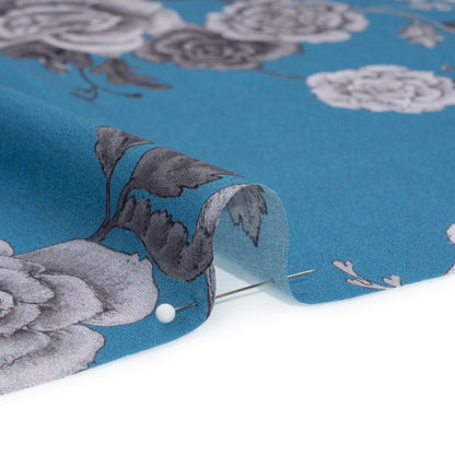 Mood Exclusive Blue Gardener's Gift Cotton Voile Detail