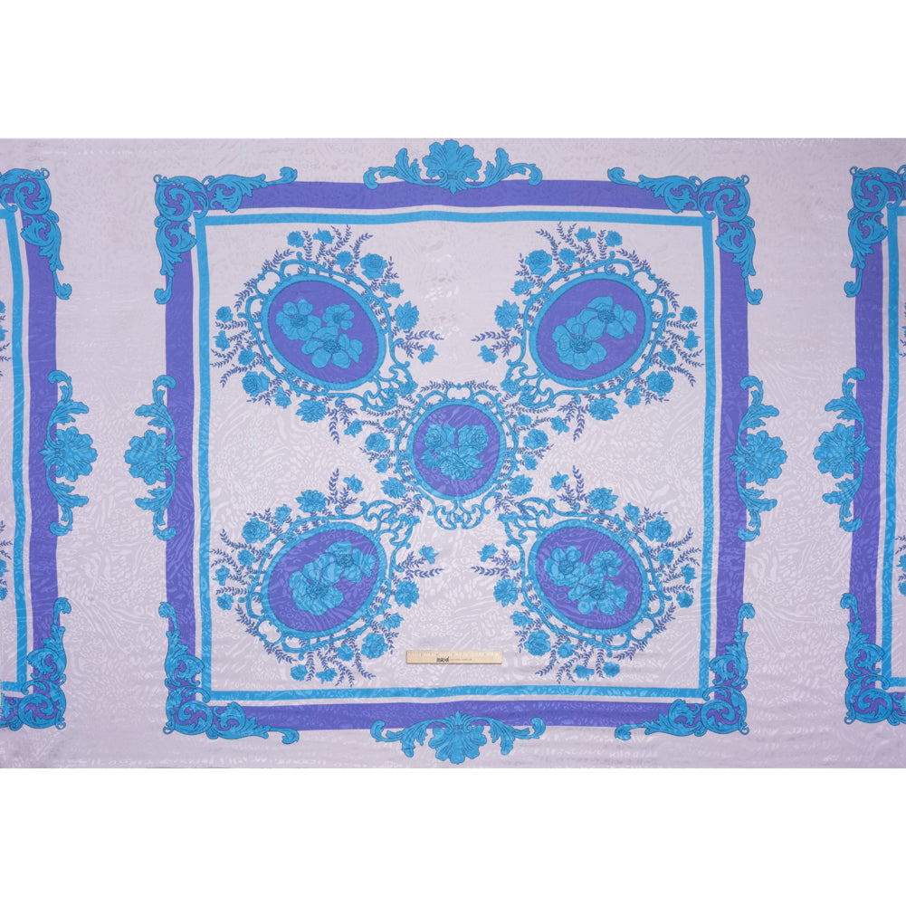 Mood Exclusive Purple Eau de Cologne Animal Rayon Jacquard Panel Drape