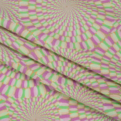 Mood Exclusive Purple Hype Hypnosis Stretch Sustainable Rayon Batiste Full