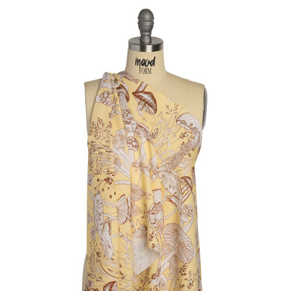 Mood Exclusive The Mushroom the Merrier Stretch Sustainable Rayon Batiste Detail