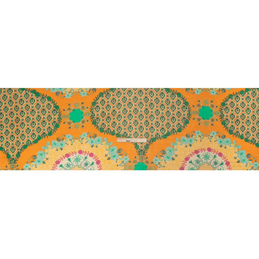 Mood Exclusive Orange Villa of Vitality Viscose Georgette Full
