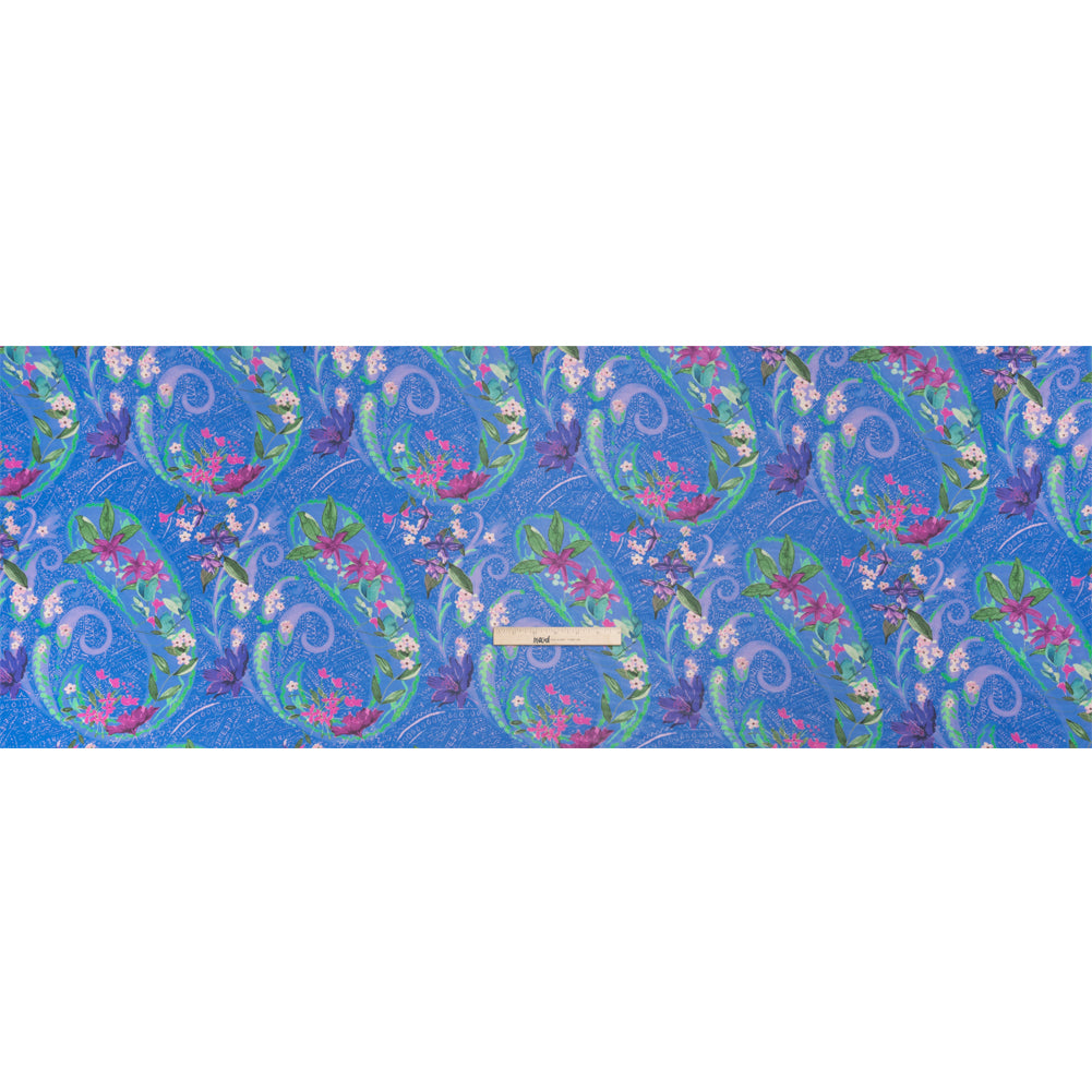 Mood Exclusive Blue Swooping Grounds Viscose Georgette Full