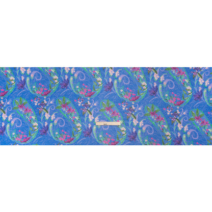 Mood Exclusive Blue Swooping Grounds Viscose Georgette Full