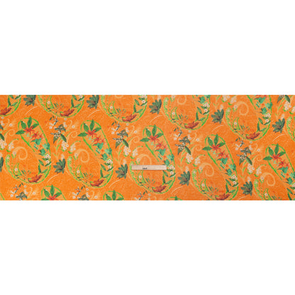 Mood Exclusive Orange Swooping Grounds Viscose Georgette Full