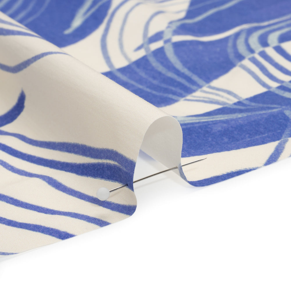 Mood Exclusive Blue Sky Circus Cotton Poplin Detail