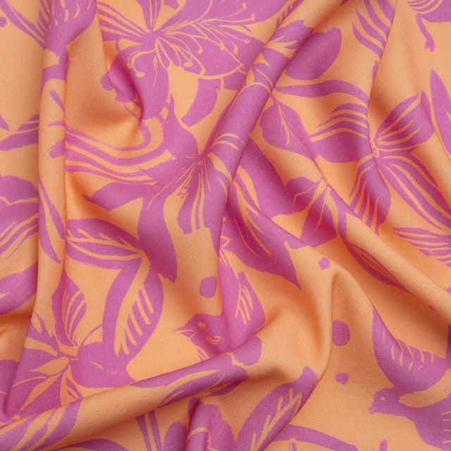 Mood Exclusive Pink Airborne Acoustics Stretch Sustainable Rayon Batiste