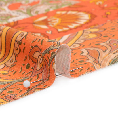 Mood Exclusive Orange Blossom Sustainable Rayon Batiste Panel Folded
