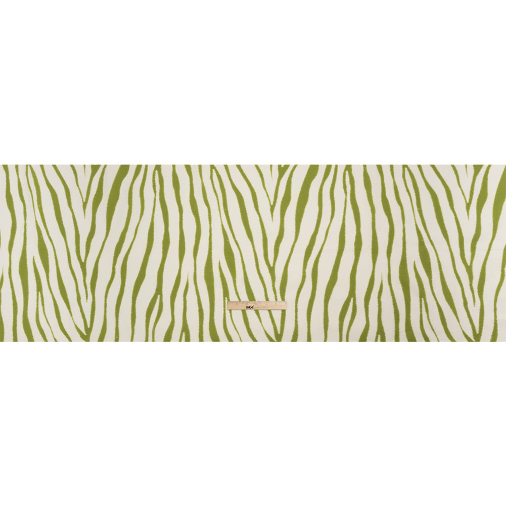 Mood Exclusive Kiwi Zebra Chic Stretch Brushed Cotton Twill Full