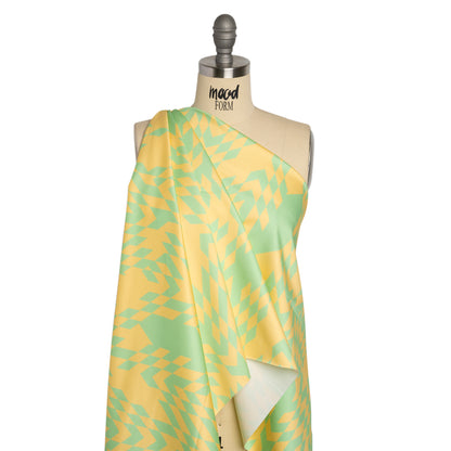 Mood Exclusive Lemon Lime Life Stretch Cotton Sateen Drape