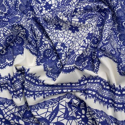Mood Exclusive Ultramarine Two Sugar Cubes Cotton Poplin