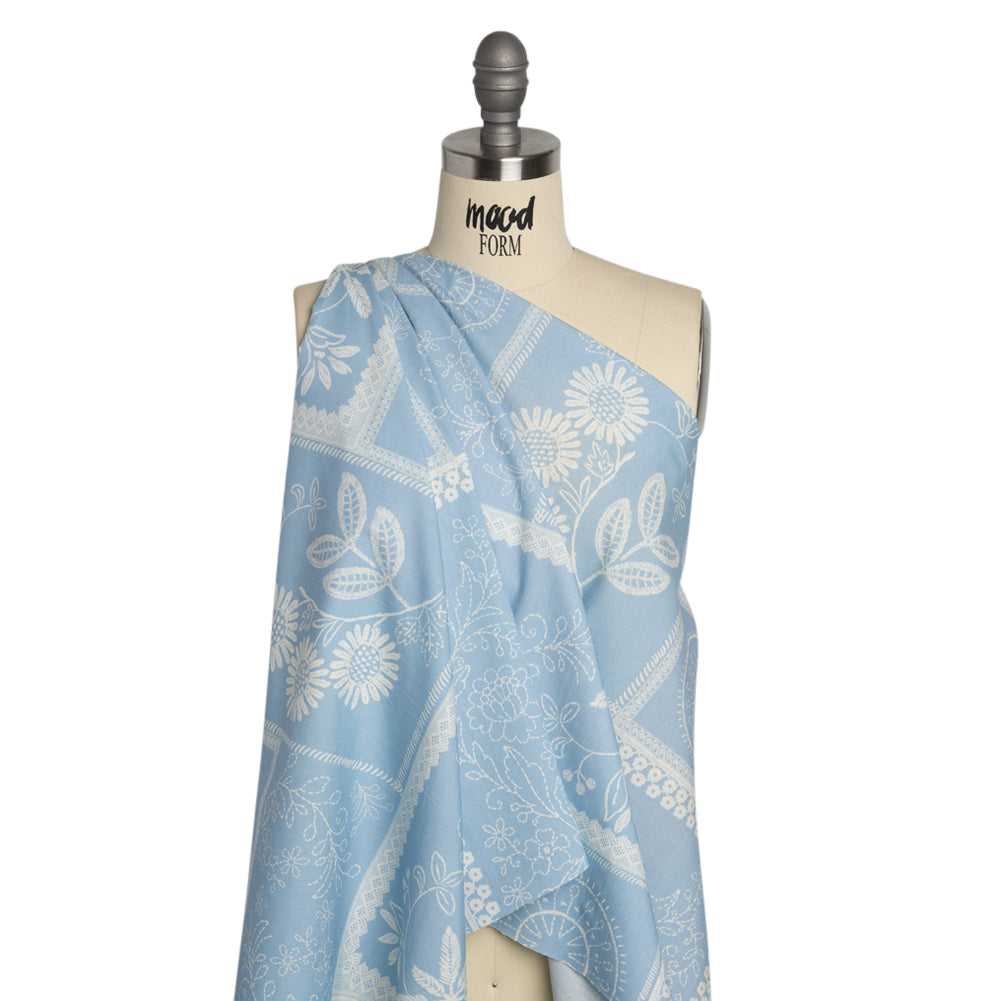 Mood Exclusive Needlepoint Skies Cotton Poplin Drape