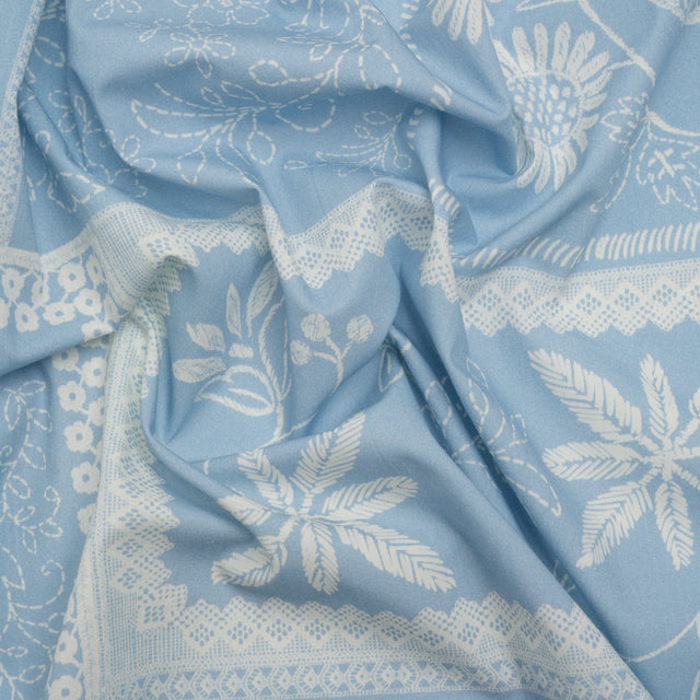 Mood Exclusive Needlepoint Skies Cotton Poplin