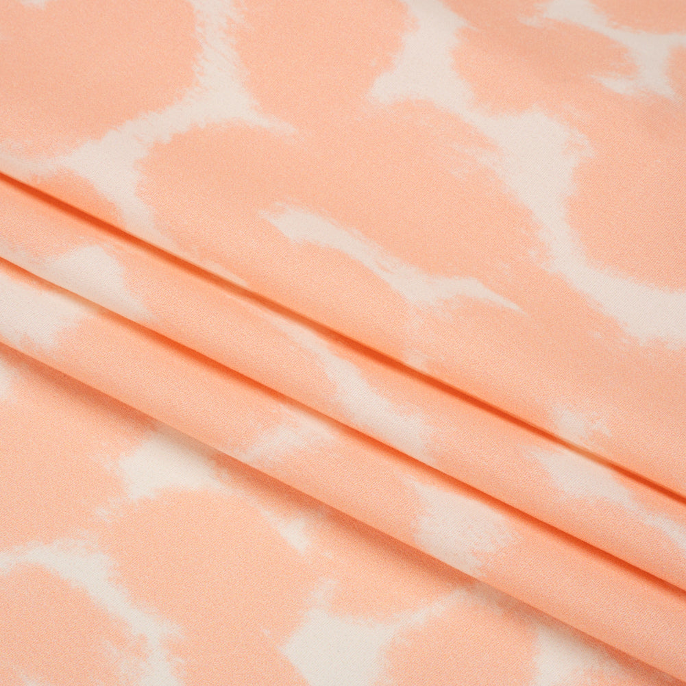 Mood Exclusive Peach Head in the Clouds Stretch Cotton Poplin Folded