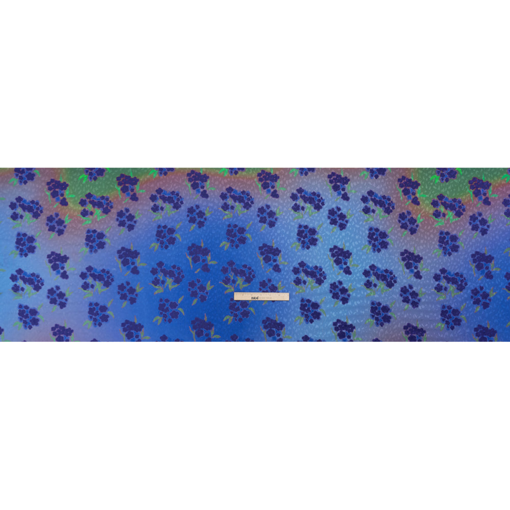 Mood Exclusive Blue New Growth Sustainable Animal Spots Viscose Jacquard Drape