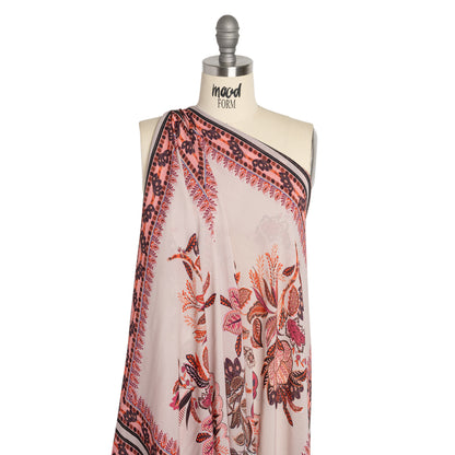 Mood Exclusive Berry Boughs Viscose Georgette Panel Detail