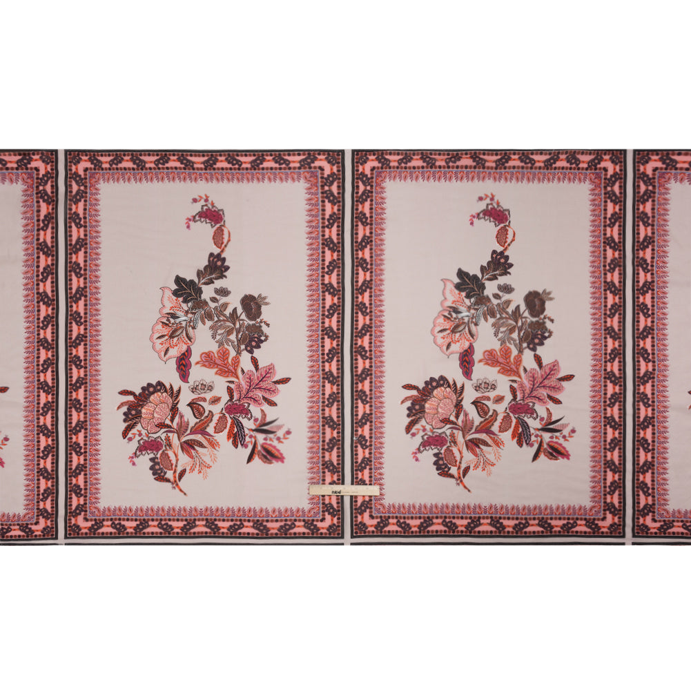 Mood Exclusive Berry Boughs Viscose Georgette Panel Drape