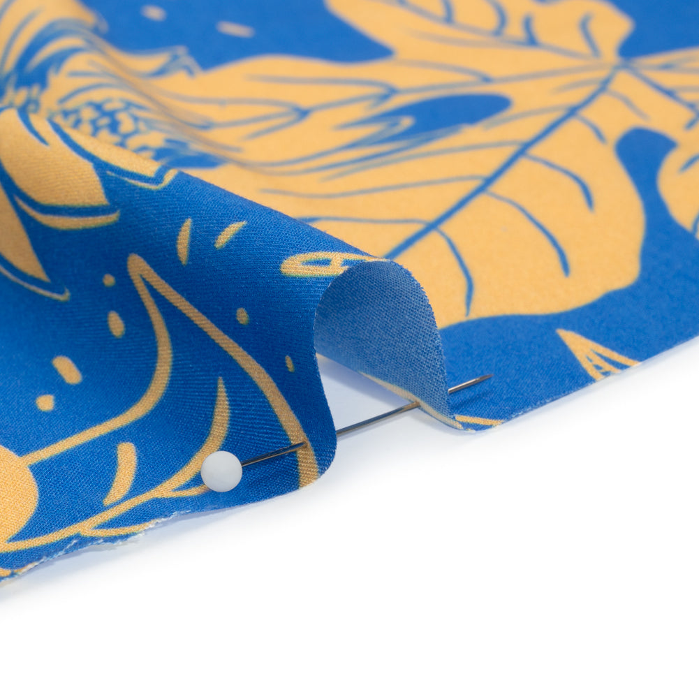 Mood Exclusive Blue Your Solar Self Viscose Twill Detail