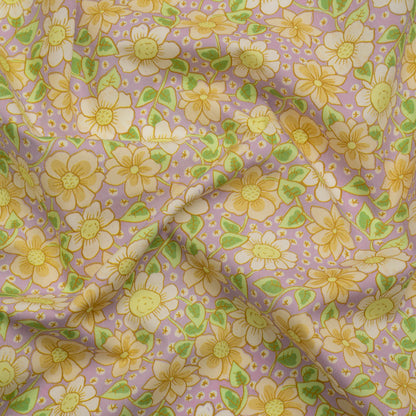 Mood Exclusive Lilac Daisy Dipper Cotton Poplin
