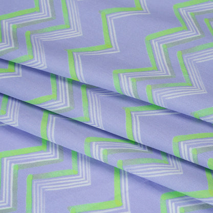 Mood Exclusive Periwinkle Pacific Peaks Cotton Voile Folded