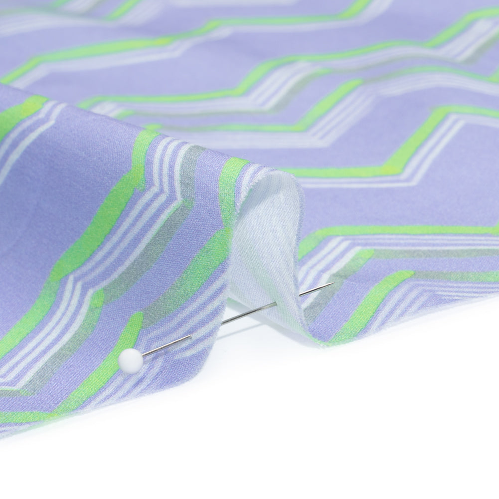 Mood Exclusive Periwinkle Pacific Peaks Cotton Voile Detail