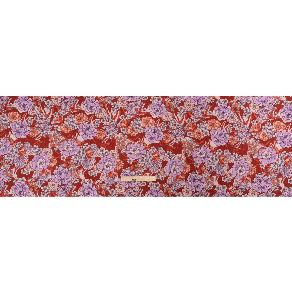 Mood Exclusive Cherry Blossom Lessons Stretch Polyester Seersucker Full