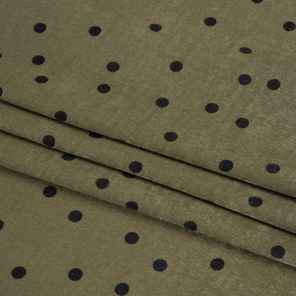 Mood Exclusive Darling Dots Polyester Crepe de Chine Folded