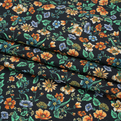 Mood Exclusive Picking Poppies Cotton Poplin Folded