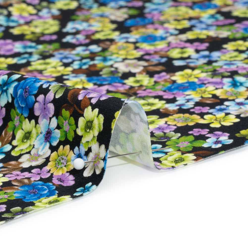 Mood Exclusive Electric Elegance Stretch Brushed Cotton Twill Detail