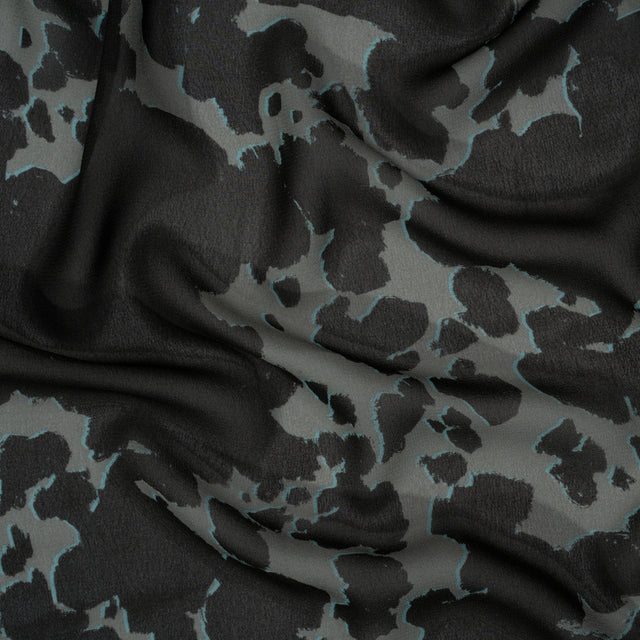 Mood Exclusive Gray Back to Zanzibar Viscose Georgette