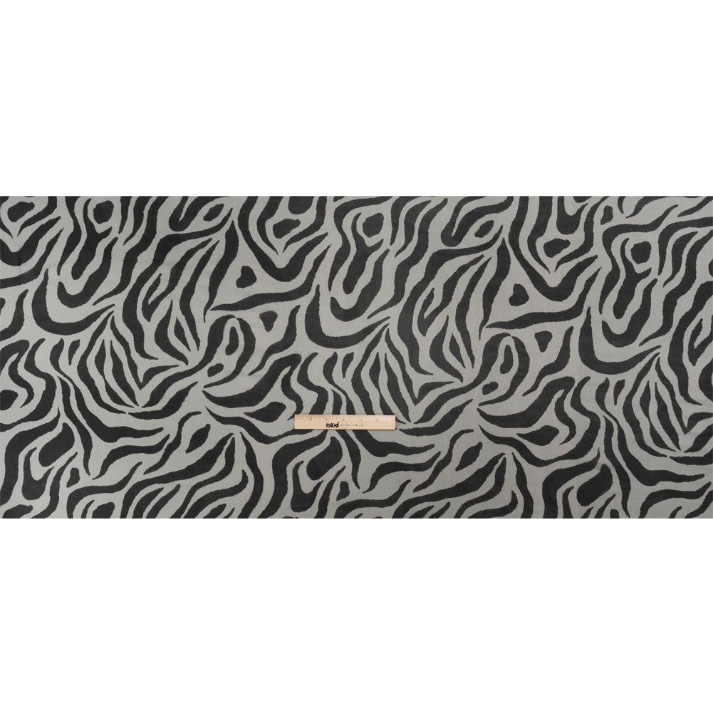 Mood Exclusive Black Nightfall in Namibia Viscose Georgette Drape