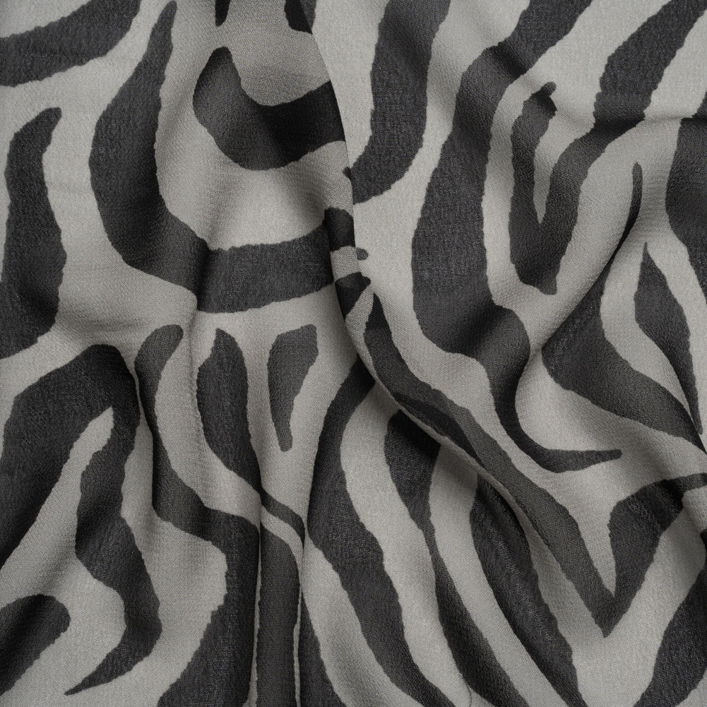 Mood Exclusive Black Nightfall in Namibia Viscose Georgette