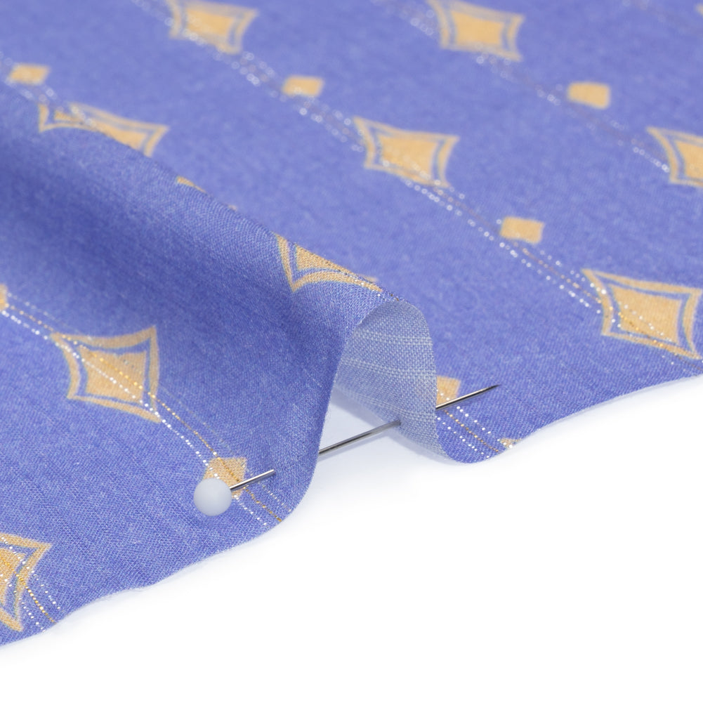 Mood Exclusive Little Star Metallic Pinstriped Viscose Dobby Folded