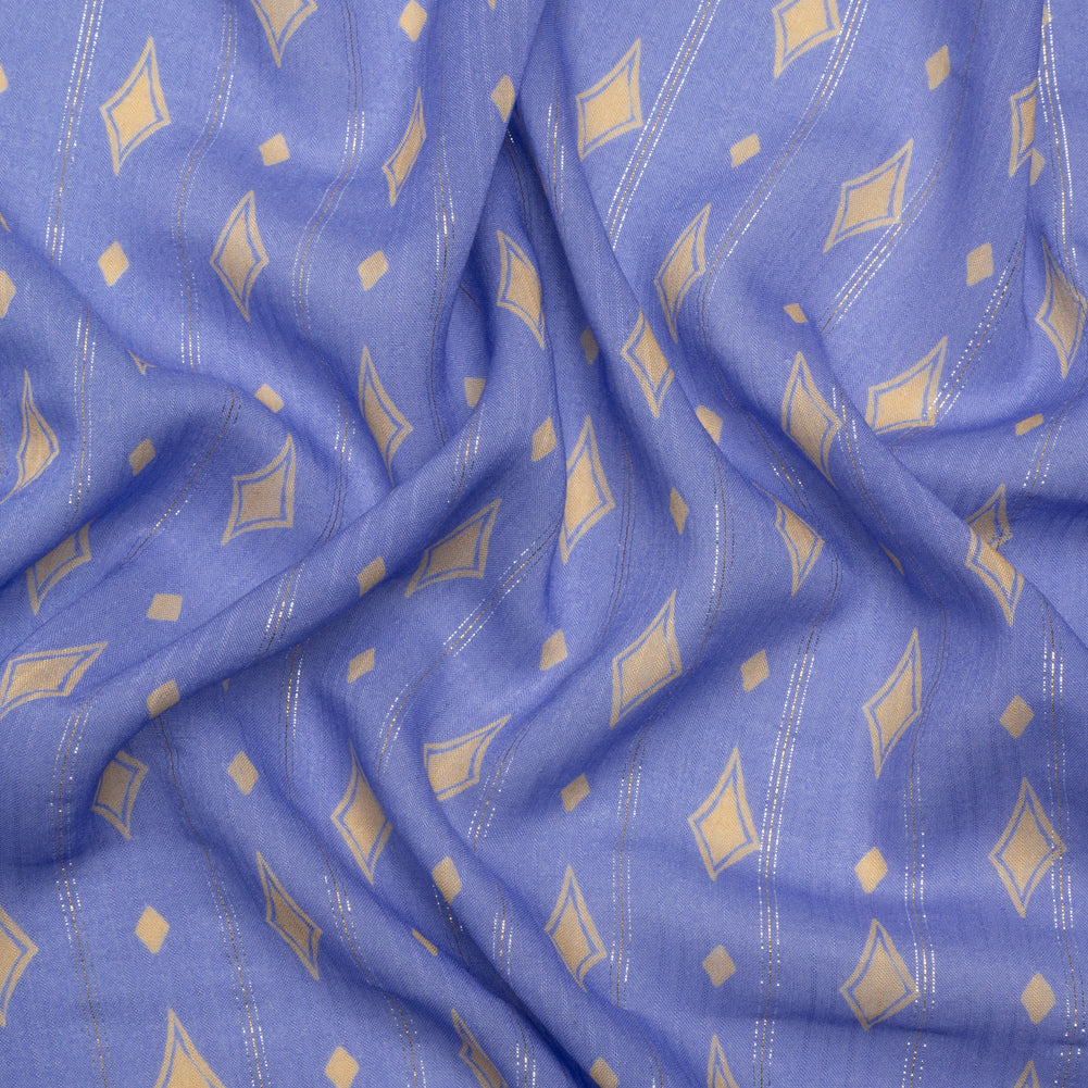 Mood Exclusive Little Star Metallic Pinstriped Viscose Dobby