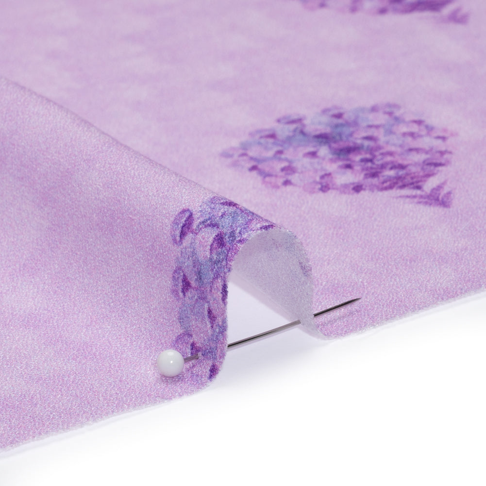 Mood Exclusive Lavender Topiary Lane Viscose Crepe - Detail