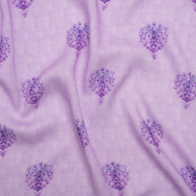 Mood Exclusive Lavender Topiary Lane Viscose Crepe